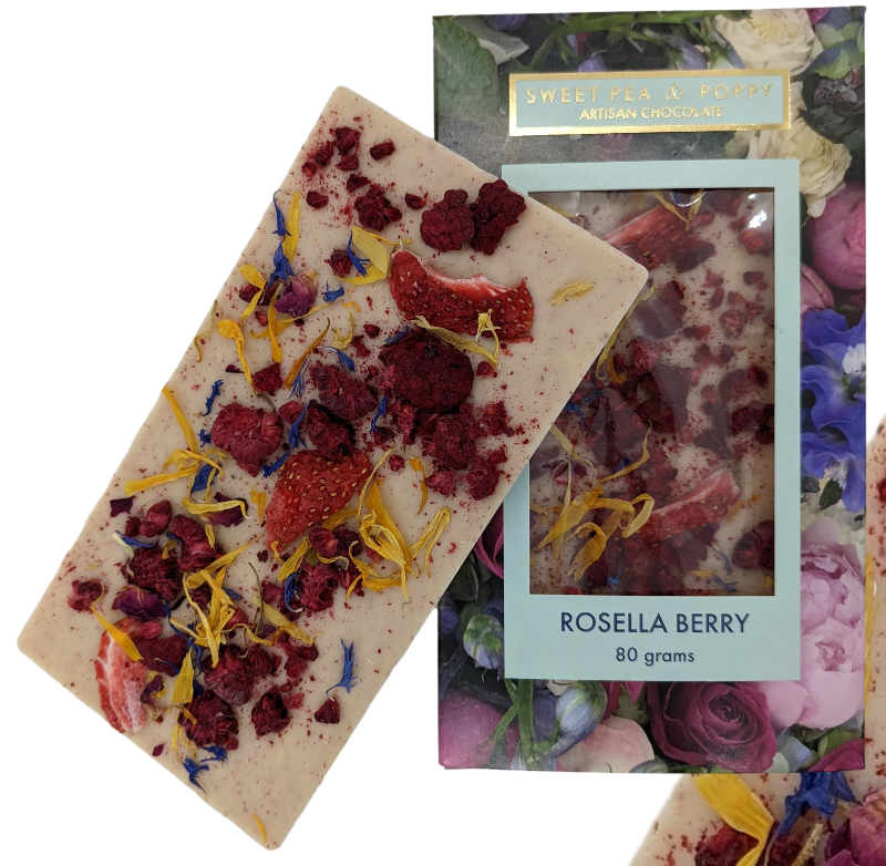 'Rosella Berry' Artisan Chocolate Bar