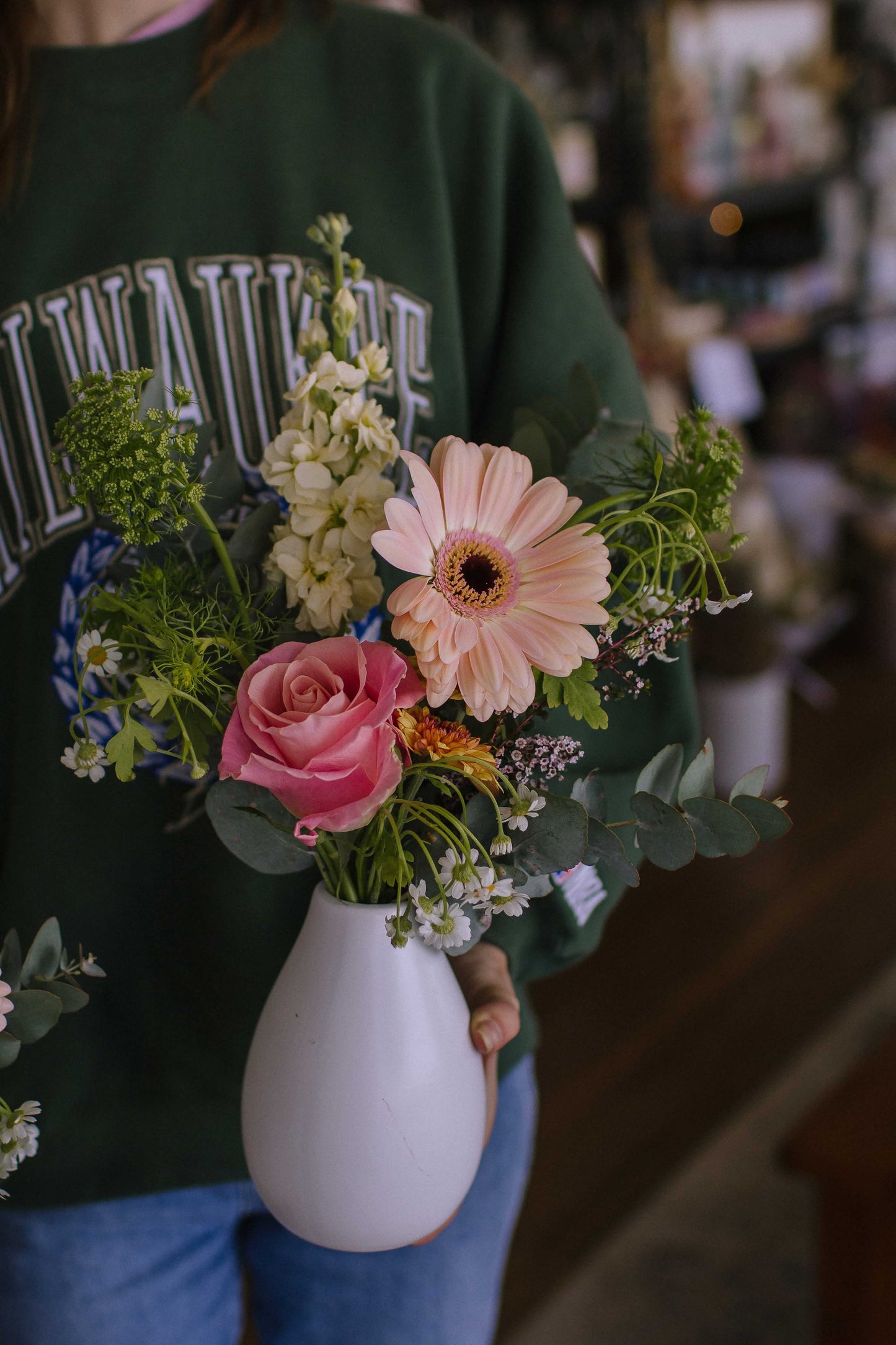 Posy Vase Arrangement (FRESH) PRE-ORDER