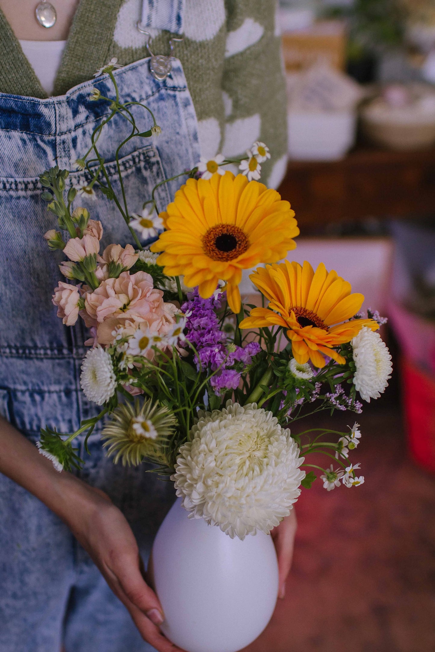 Posy Vase Arrangement (FRESH) PRE-ORDER