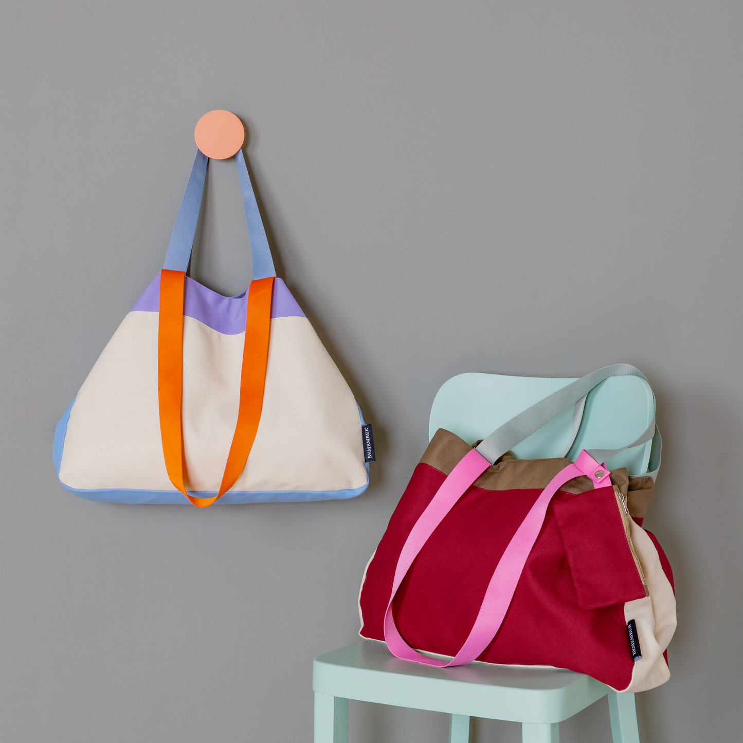 Canvas Beach and Lifestyle Tote Bag by Remember - Emma