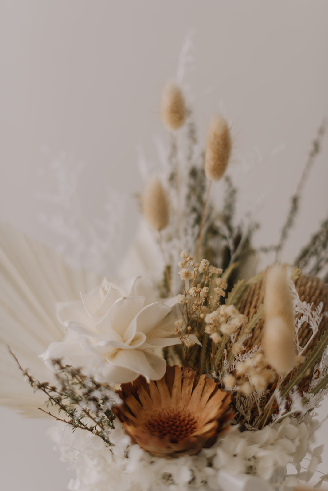 Neutral Everlasting Vase Arrangement