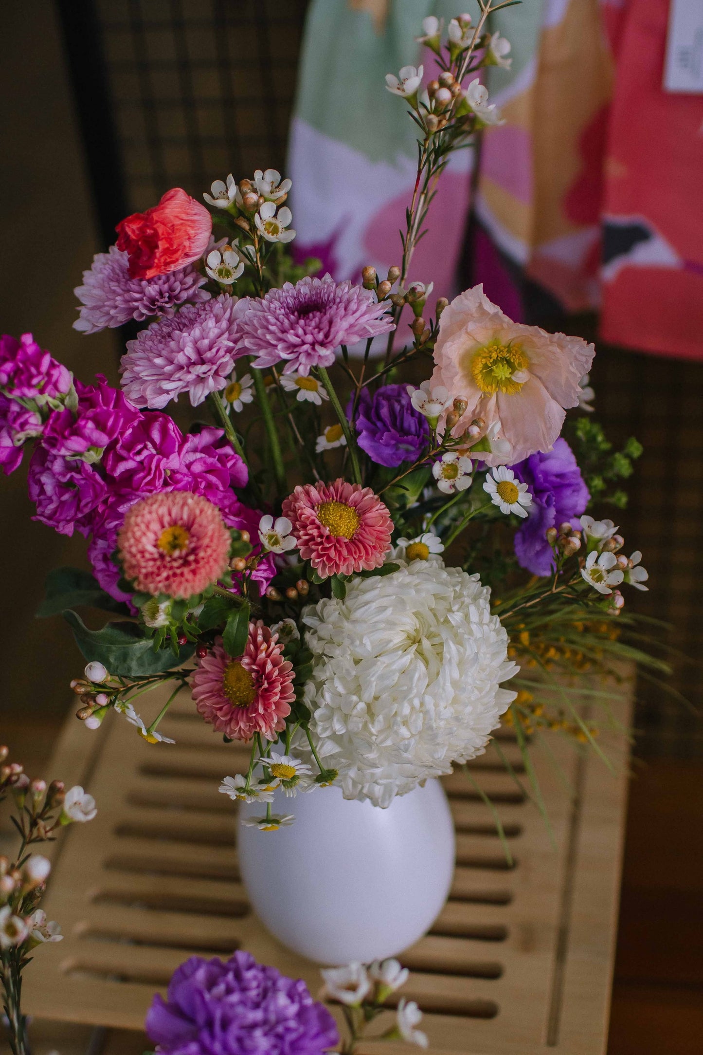 Posy Vase Arrangement (FRESH) PRE-ORDER