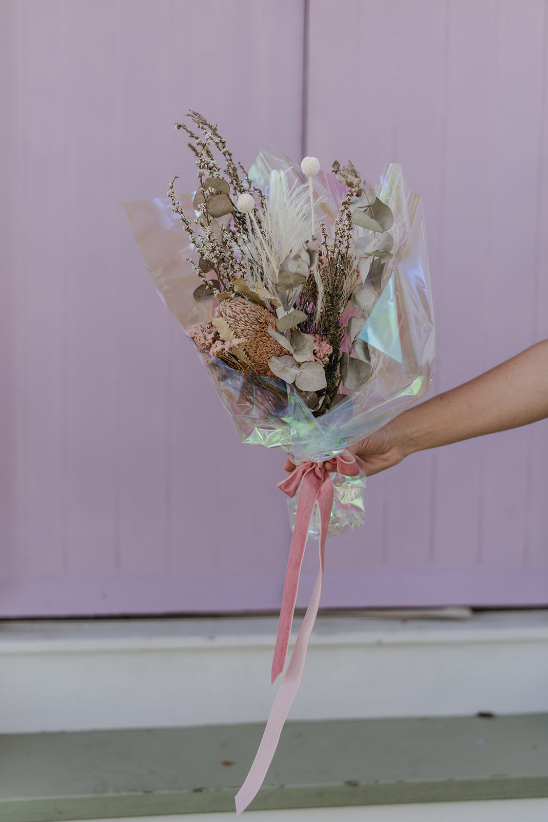 Soft Pink Dried Flower Bouquet PRE-ORDER