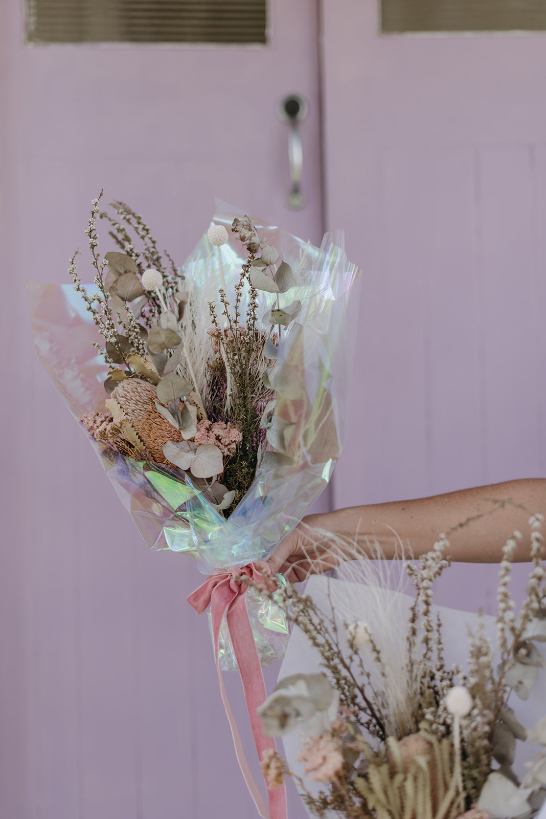 Soft Pink Dried Flower Bouquet PRE-ORDER