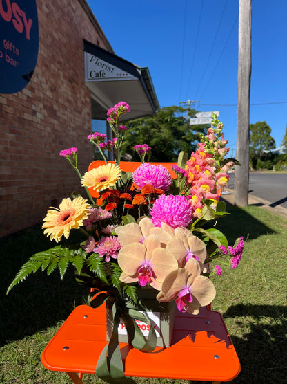 Bright Blooms Box Arrangement - Florist Choice