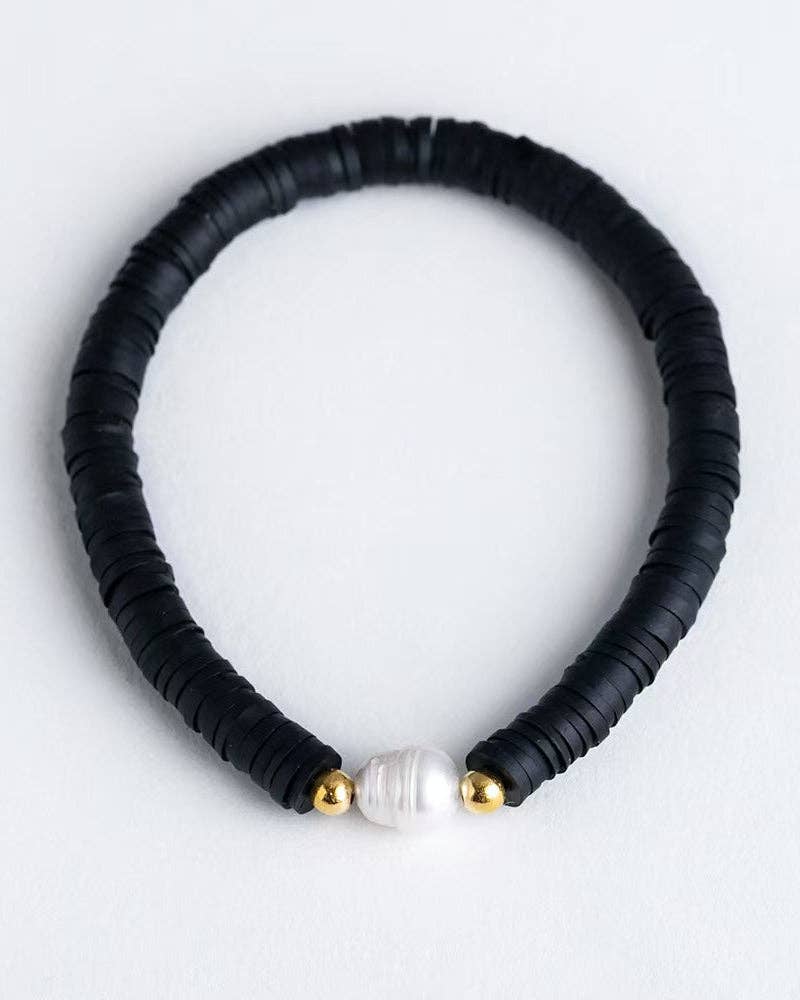 Pearl Pop Heishi Bead Bracelet
