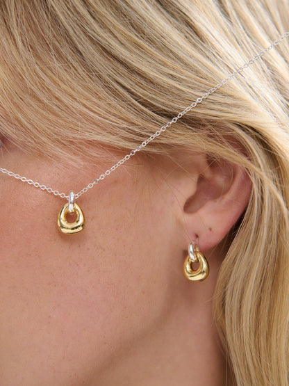 Amara Mix Metal Plated Earrings
