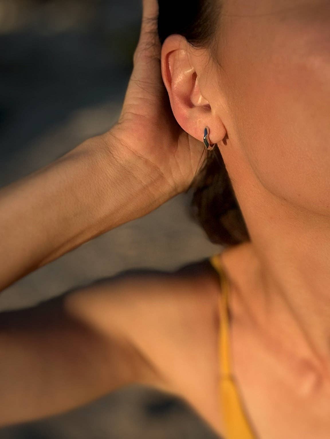 Origins Wave Hoop Earrings