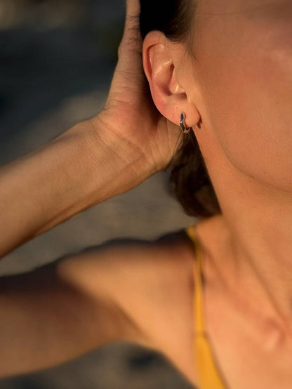 Origins Wave Hoop Earrings