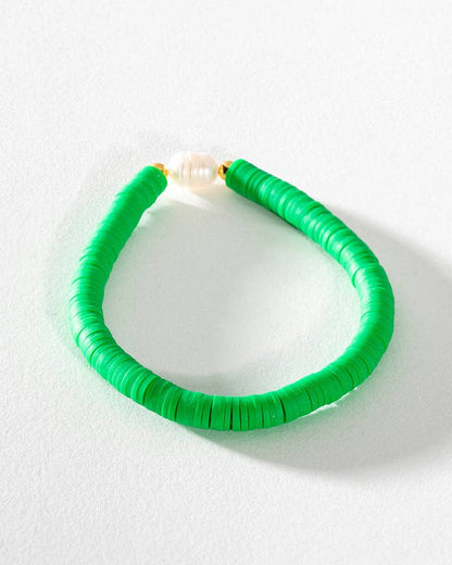 Pearl Pop Heishi Bead Bracelet