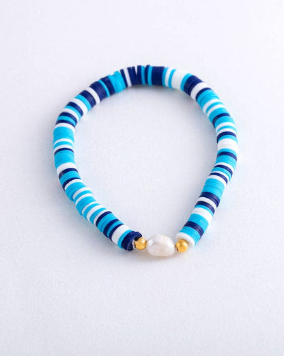 Pearl Pop Heishi Bead Bracelet