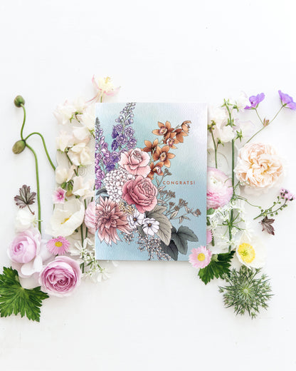 Garden Congrats Card