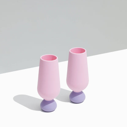 Bubble Champagne Flute Set | Unbreakable Silicone