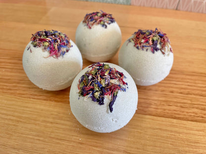 Handmade Bergamot Goat Milk Bath Bomb