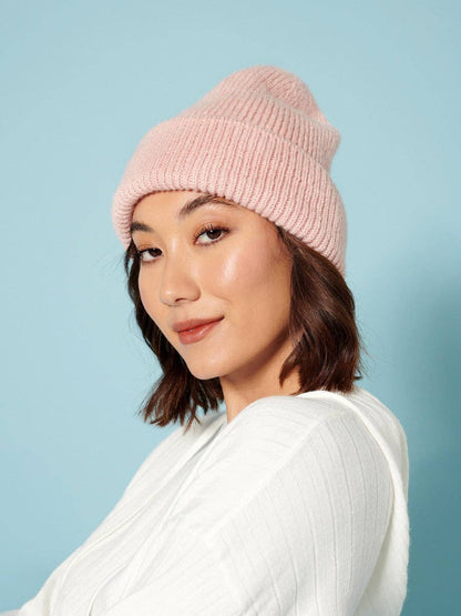 Solid Colour Plain Knit Beanie