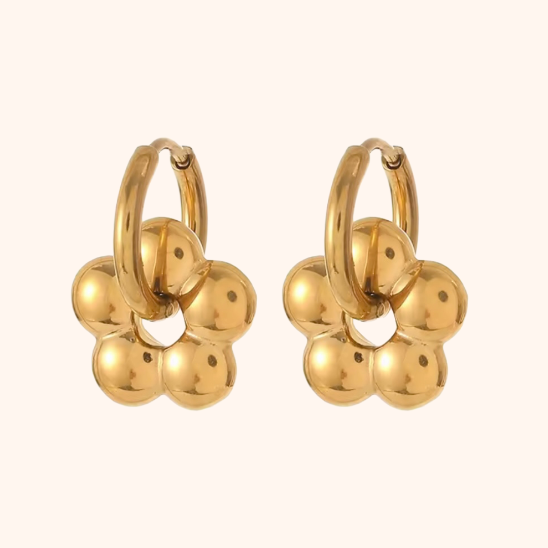 FLOWER BUBBLE EARRINGS