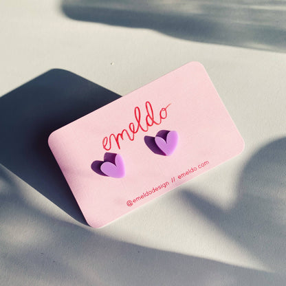 Heart Studs