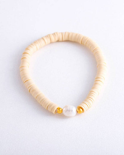 Pearl Pop Heishi Bead Bracelet
