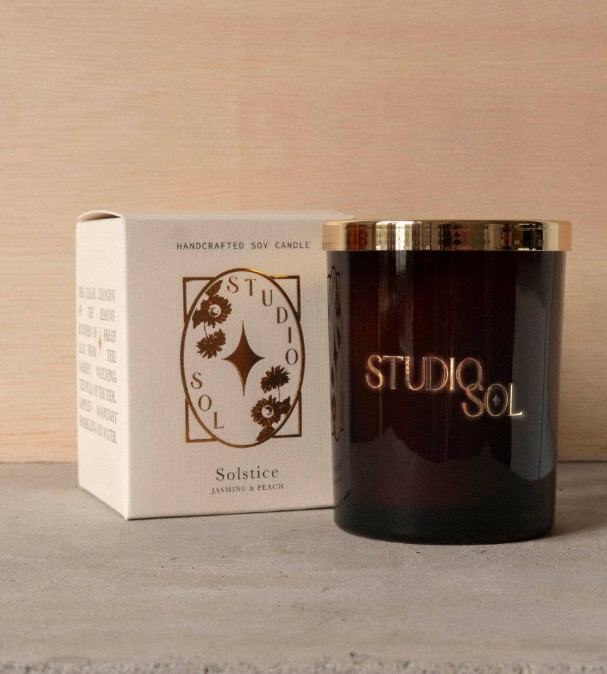 Solstice Candle | Jasmine + Peach