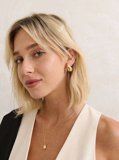 Droplet 18K Gold Plated Necklace
