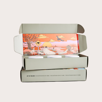 Australian Trio Gift Pack of Soy Candles
