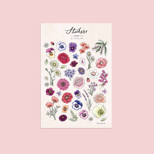 Sticker Sheet - Garden Party