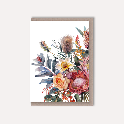 AUSTRALIAN FLORALS greeting card - Card B
