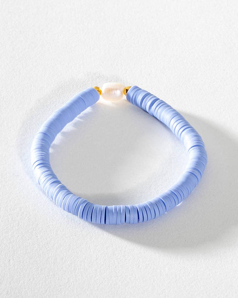 Pearl Pop Heishi Bead Bracelet