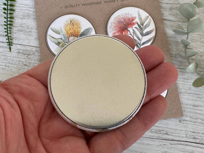 AUSTRALIAN FLORALS Large Magnets set of 4 - SET C