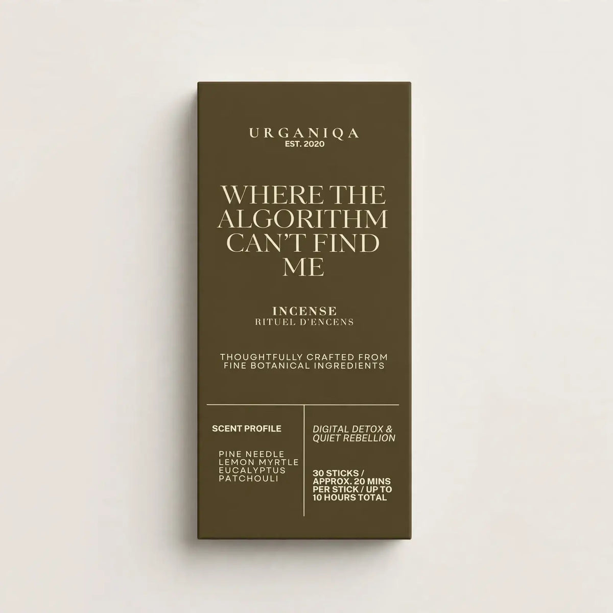 Where the Algorithm Can't Find Me Incense | Grounded Collection
