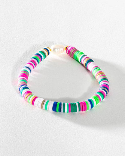 Pearl Pop Heishi Bead Bracelet