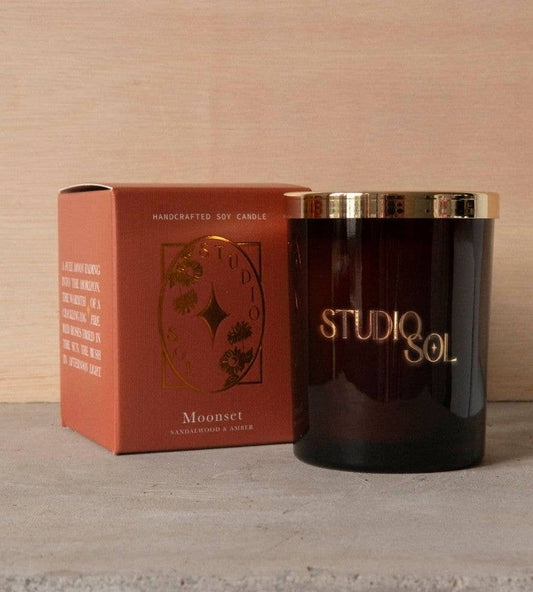 Moonset Candle | Amber & Sandalwood