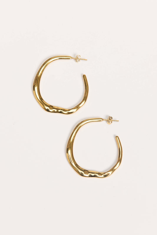 Heartline Hoop Earring