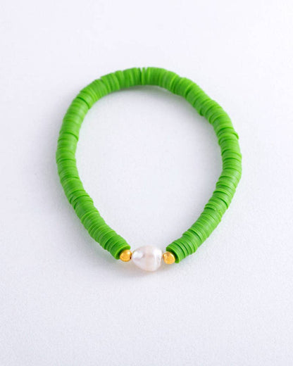 Pearl Pop Heishi Bead Bracelet