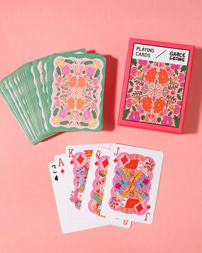 Flower Plus Playing Cards