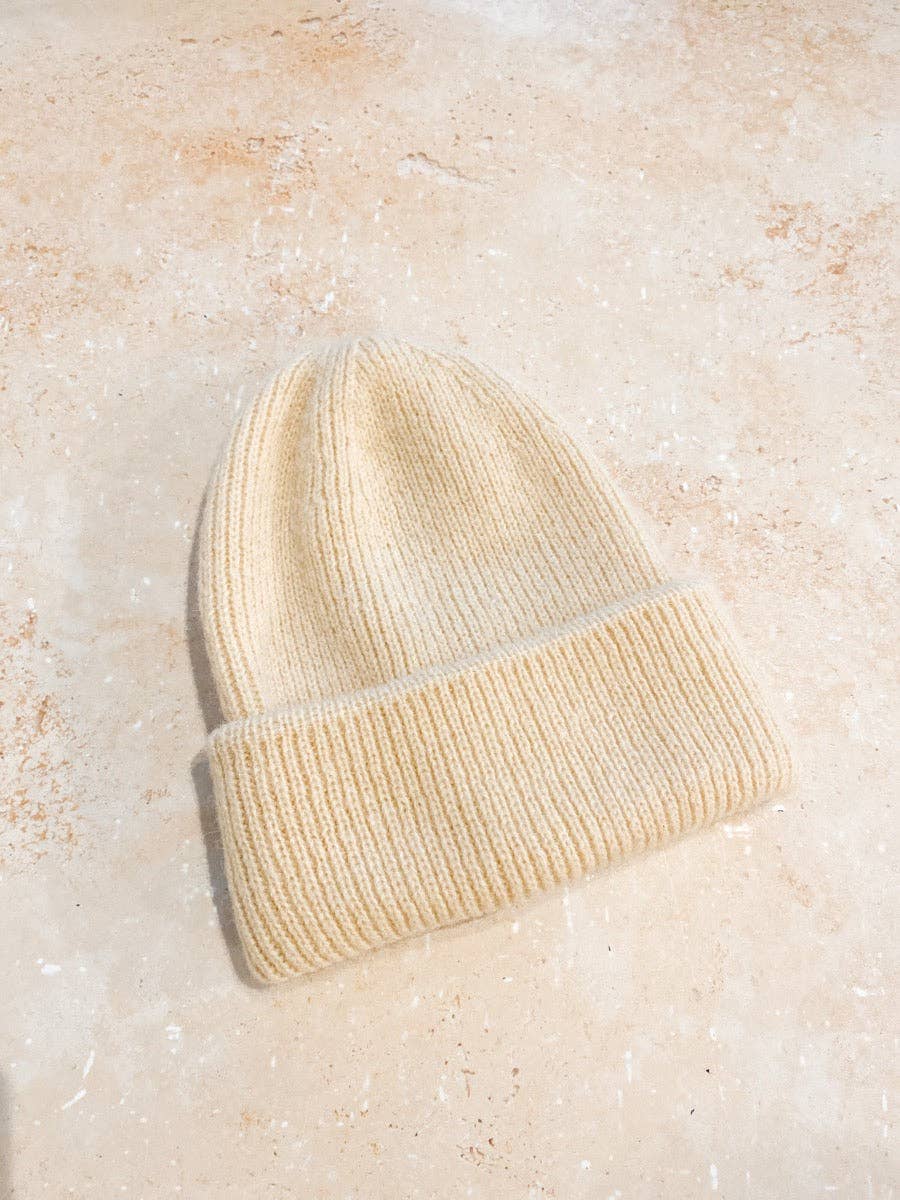 Solid Colour Plain Knit Beanie