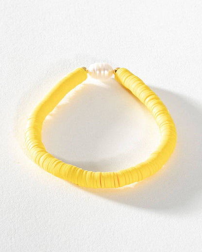 Pearl Pop Heishi Bead Bracelet