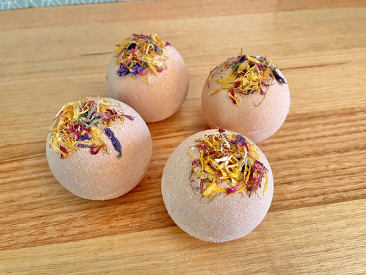 Handmade Sweet Orange Goat Milk Bath Bomb
