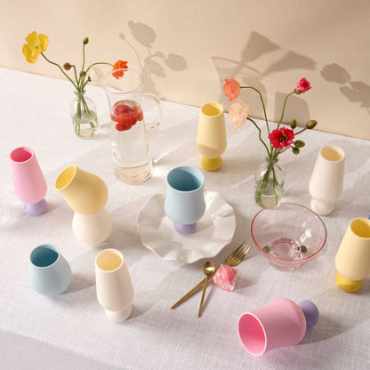 Bubble Goblet Set | Unbreakable Silicone