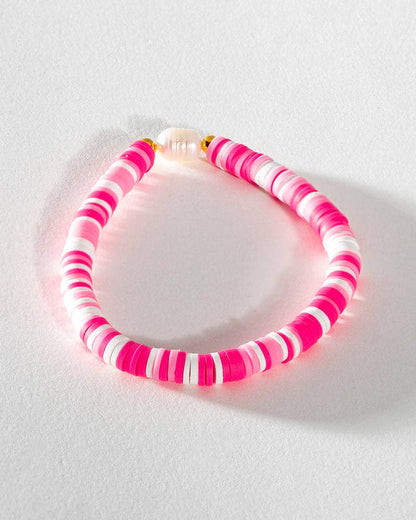 Pearl Pop Heishi Bead Bracelet