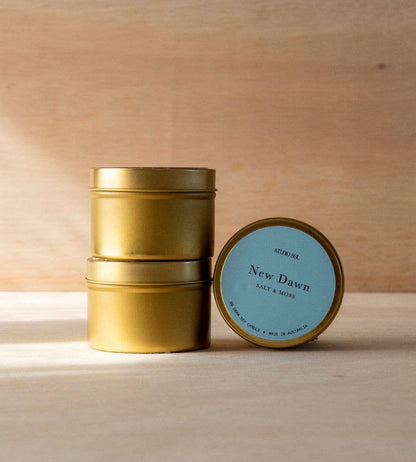 New Dawn Travel Tin | Sea Salt + Moss