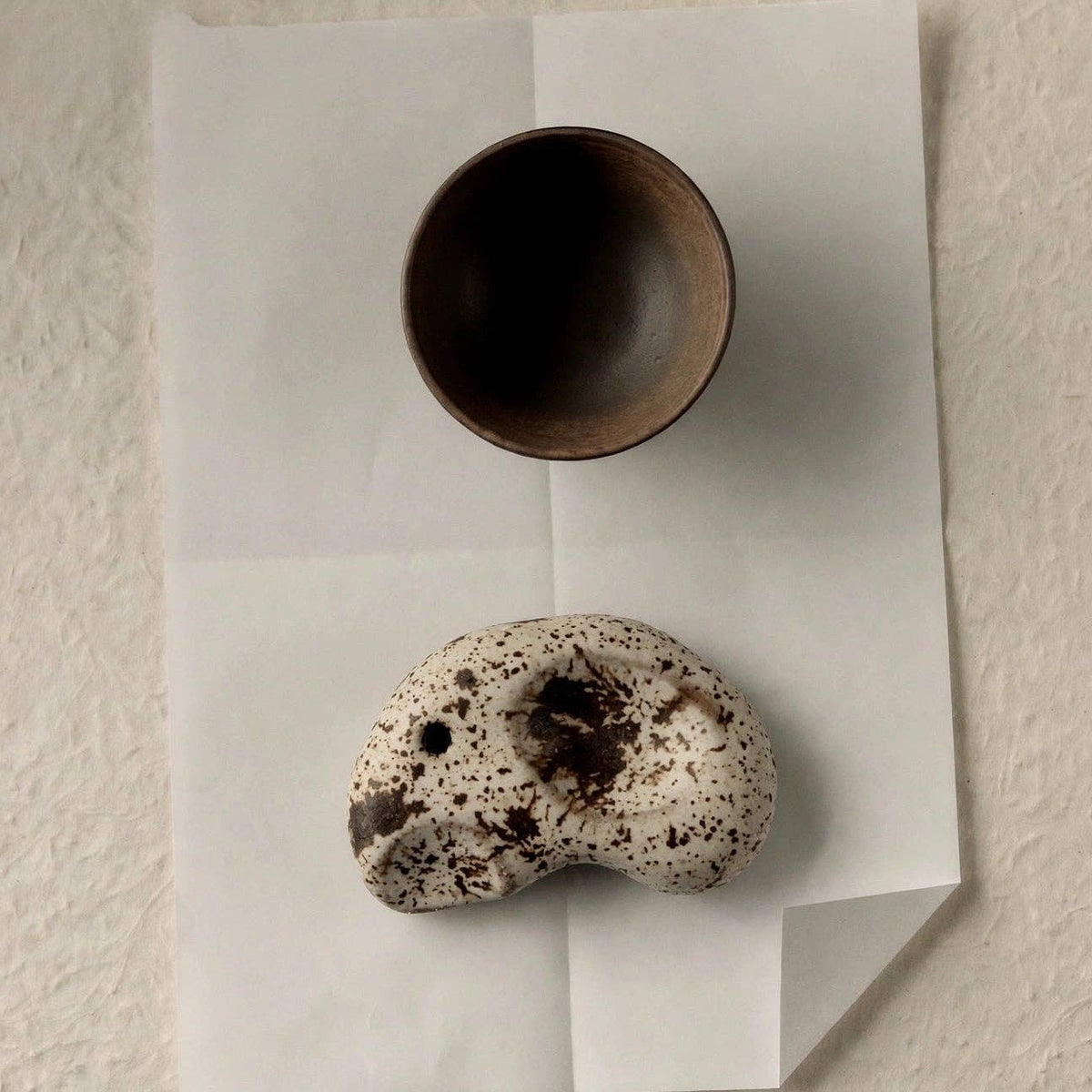 Foraged Bean Ceramic Incense Holder