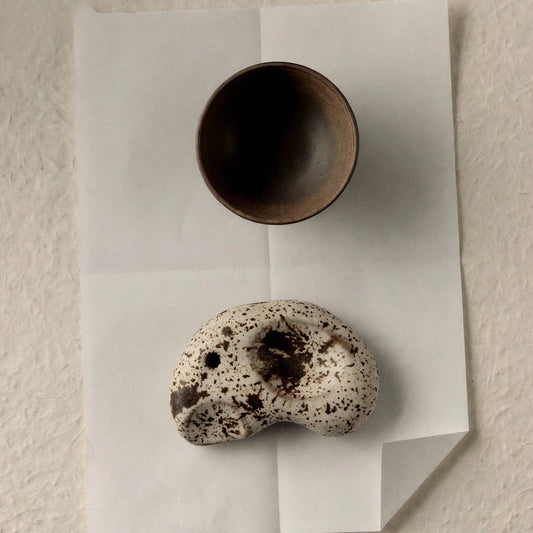 Foraged Bean Ceramic Incense Holder