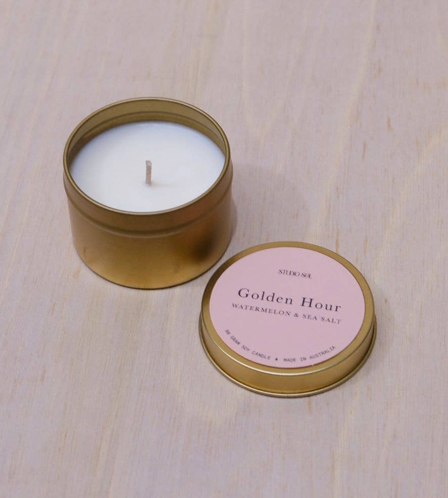 Golden Hour Travel Tin | Sea Salted Watermelon