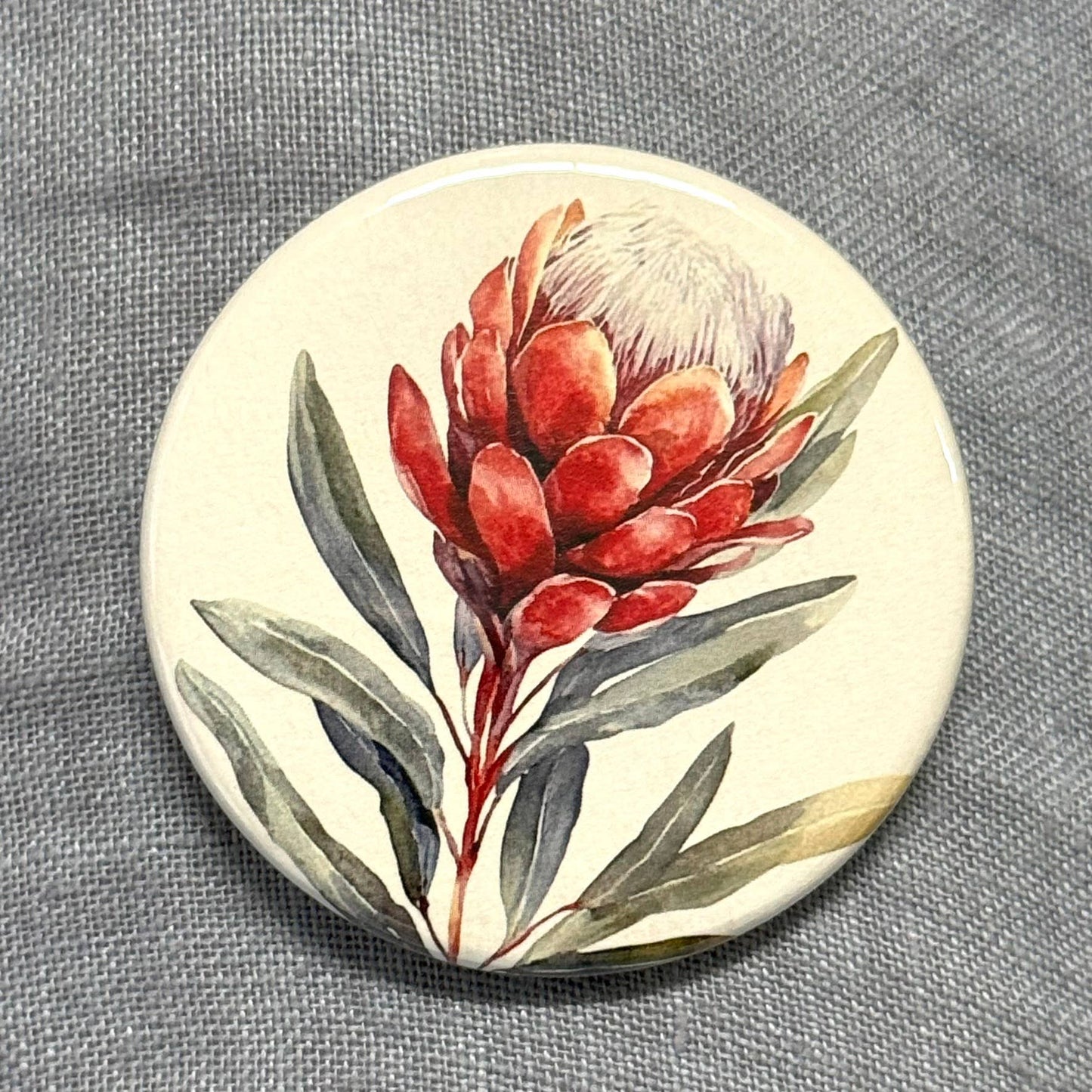 AUSTRALIAN FLORALS Large Magnets set of 4 - SET C