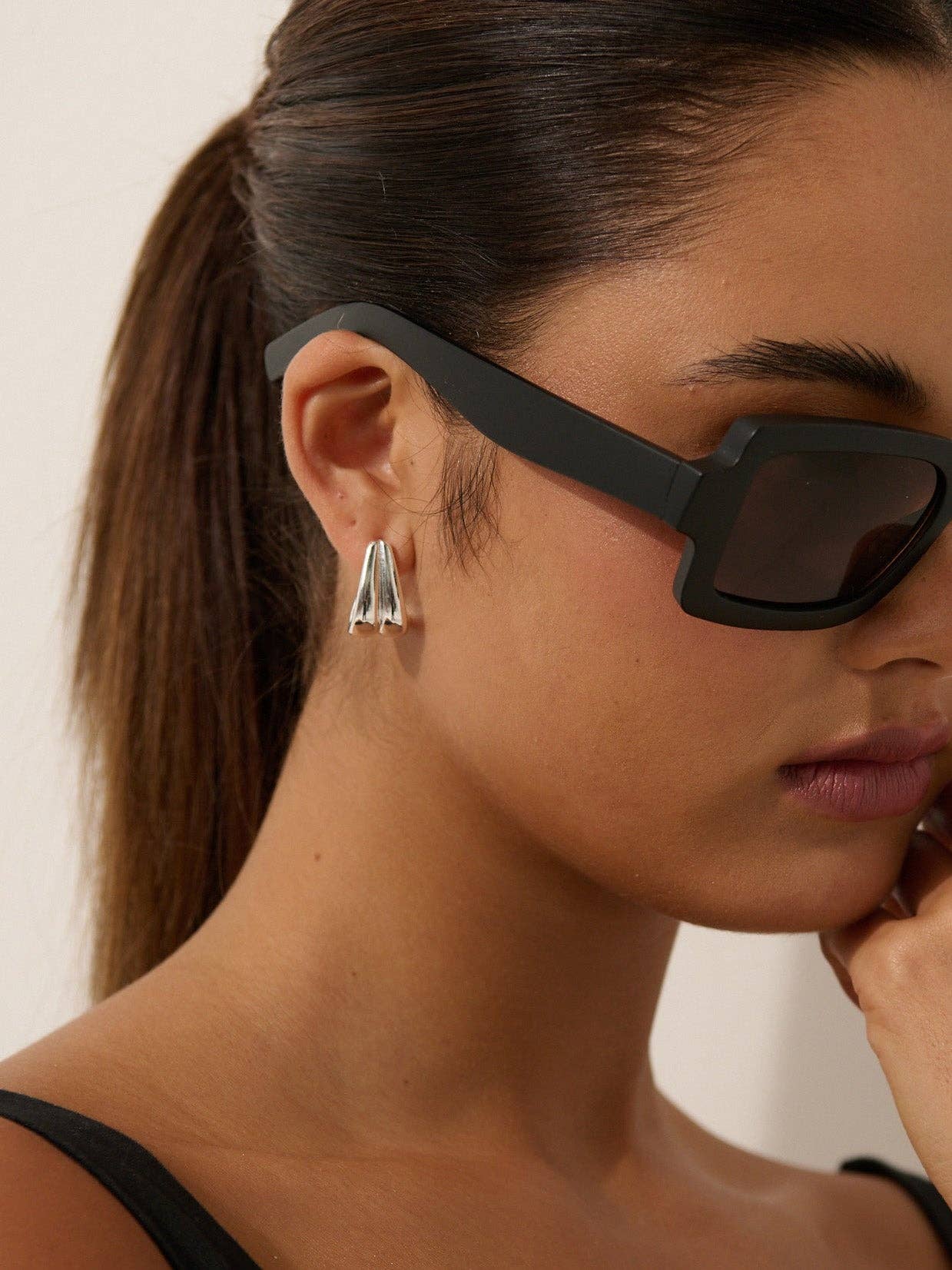 Ina Sterling Silver Plated Earrings