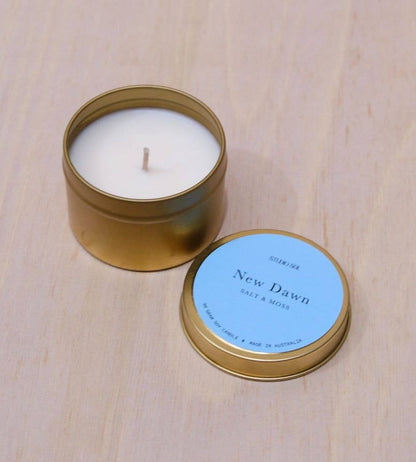 New Dawn Travel Tin | Sea Salt + Moss