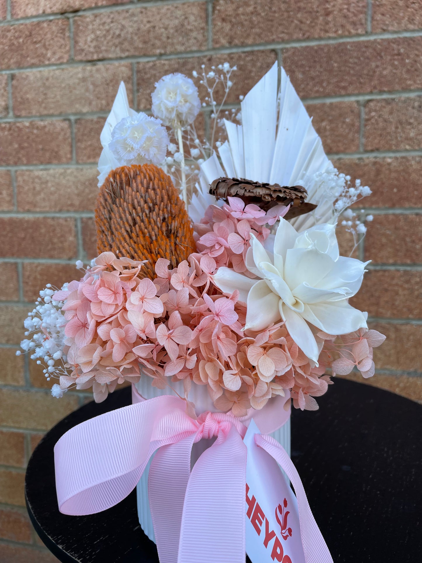 ‘Peaches’ Dried Arrangement