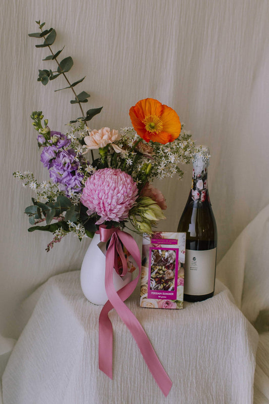 Fresh Blooms + Sweet Treats // Gift Hamper