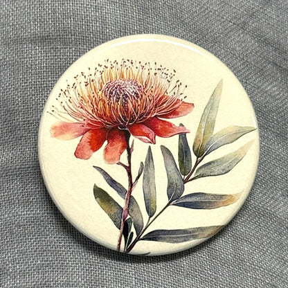 AUSTRALIAN FLORALS Large Magnets set of 4 - SET C